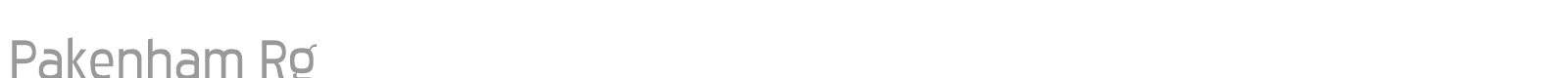 Pakenham font preview